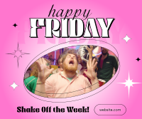 Happy Friday Facebook Post Design