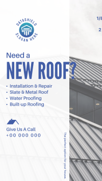 Industrial Roofing Instagram story Image Preview