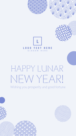 Lunar New Year Instagram story Image Preview