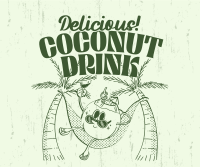 Coconut Drink Mascot Facebook post Image Preview