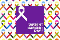 Cancer Day Ribbons Pinterest Cover Design
