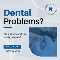 Dental Care for Your Family Instagram Post Design