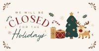 Closed for the Holidays Facebook ad Image Preview
