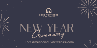 Sophisticated New Year Giveaway Twitter post Image Preview