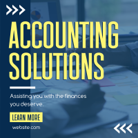 Accounting Solutions Instagram post Image Preview