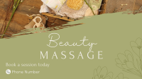 Beauty Massage Facebook event cover Image Preview