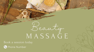 Beauty Massage Facebook event cover Image Preview