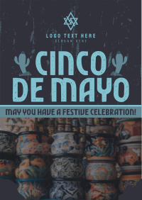 Grunge Cinco De Mayo Flyer Image Preview