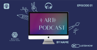 Art Podcast Episode Facebook ad Image Preview