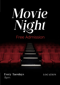Movie Night Cinema Poster Image Preview