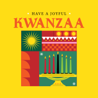 Geometric Kwanzaa Instagram post Image Preview