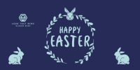 Easter Bunny Wreath Twitter post Image Preview