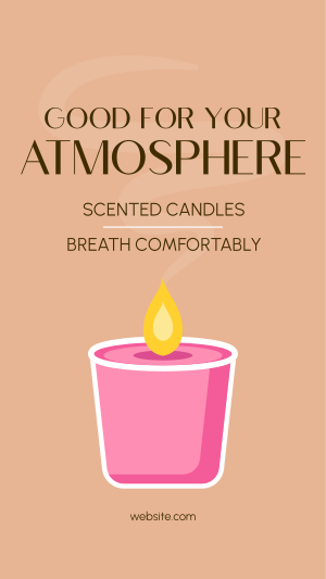 Scented  Candles Facebook story Image Preview