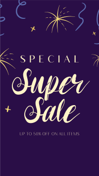 Special Super Sale  Instagram Reel Design