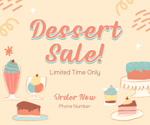 Discounted Desserts Facebook post Image Preview