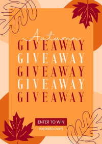 Cozy Leaves Giveaway Poster Image Preview