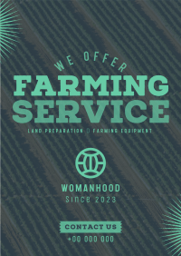 Trustworthy Farming Service Poster Image Preview