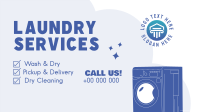 Laundry Services List Facebook Event Cover Design