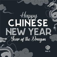 Chinese New Year Dragon Instagram Post Image Preview