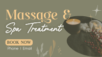 Massage and Spa Wellness Facebook Event Cover Design