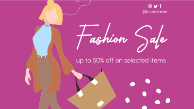 Fashion Vlogs Facebook event cover Image Preview