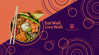 Healthy Food Sushi Bowl YouTube cover (channel art) Image Preview