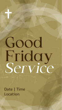  Good Friday Service Facebook story Image Preview