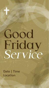  Good Friday Service Facebook Story Design