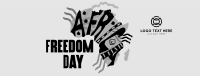 Freedom Africa Map Facebook Cover Design