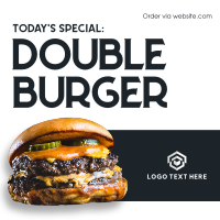 Double Patties Instagram post Image Preview
