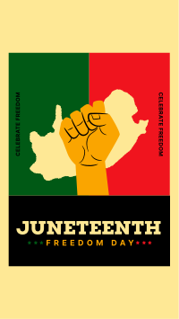 Juneteenth Freedom Celebration Facebook story Image Preview