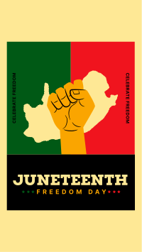 Juneteenth Freedom Celebration Facebook Story Design