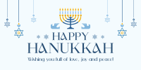 Hanukkah Candelabra Twitter post Image Preview