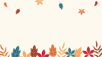 Falling Leaves Zoom background Image Preview