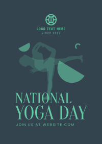 National Yoga Day Poster Design