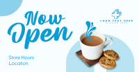 Coffee And Cookie Facebook Ad Design