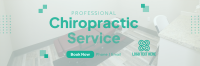 Professional Chiropractor Twitter header (cover) Image Preview