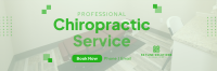 Professional Chiropractor Twitter Header Image Preview