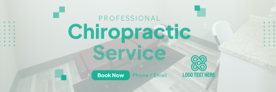 Professional Chiropractor Twitter header (cover) Image Preview
