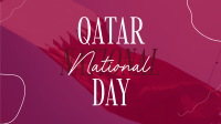 Qatar National Day Greeting Facebook Event Cover Design