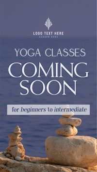 Yoga Classes Coming Instagram reel Image Preview