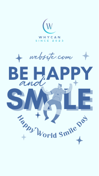 Be Happy And Smile Facebook story Image Preview