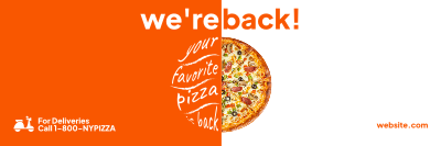 New York Pizza Chain Twitter header (cover) Image Preview