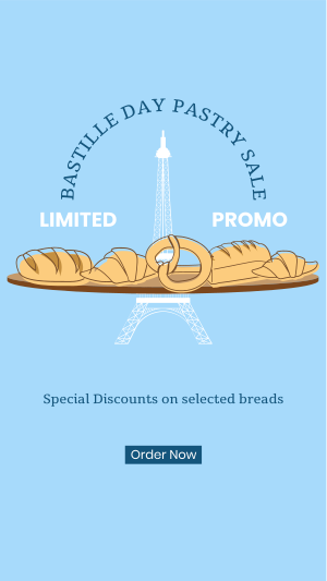 Bastille Day Breads Facebook story Image Preview