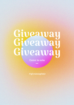 Giveaway Enter To Win Flyer Image Preview