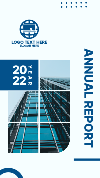 Annual Report Cover Facebook Story Design