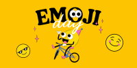 Happy Emoji Twitter Post Design