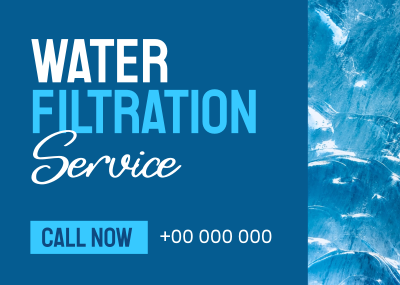 Water Filtration Service Postcard Image Preview