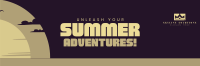 Minimalist Summer Adventure Twitter Header Image Preview