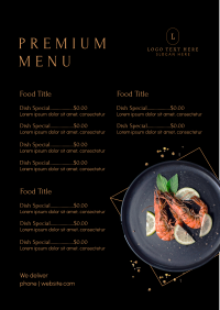 Fancy Menu Menu Design